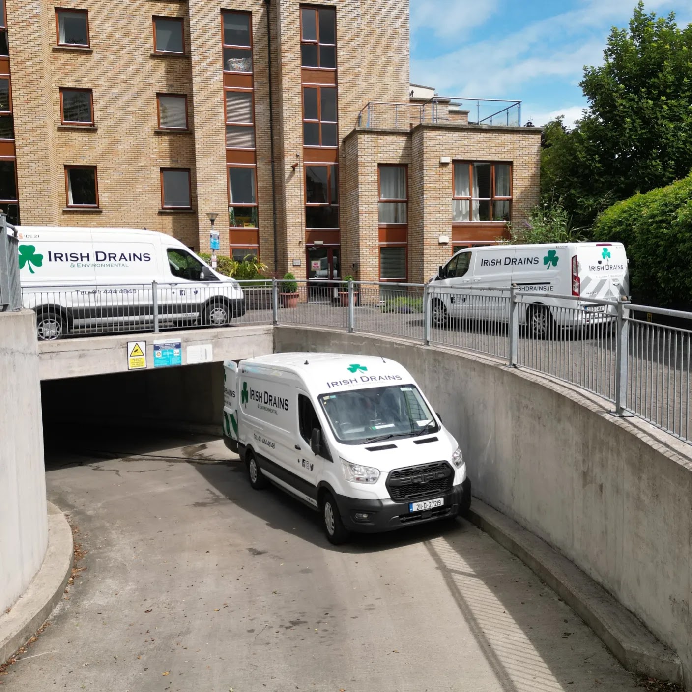 Irish Drains team on site